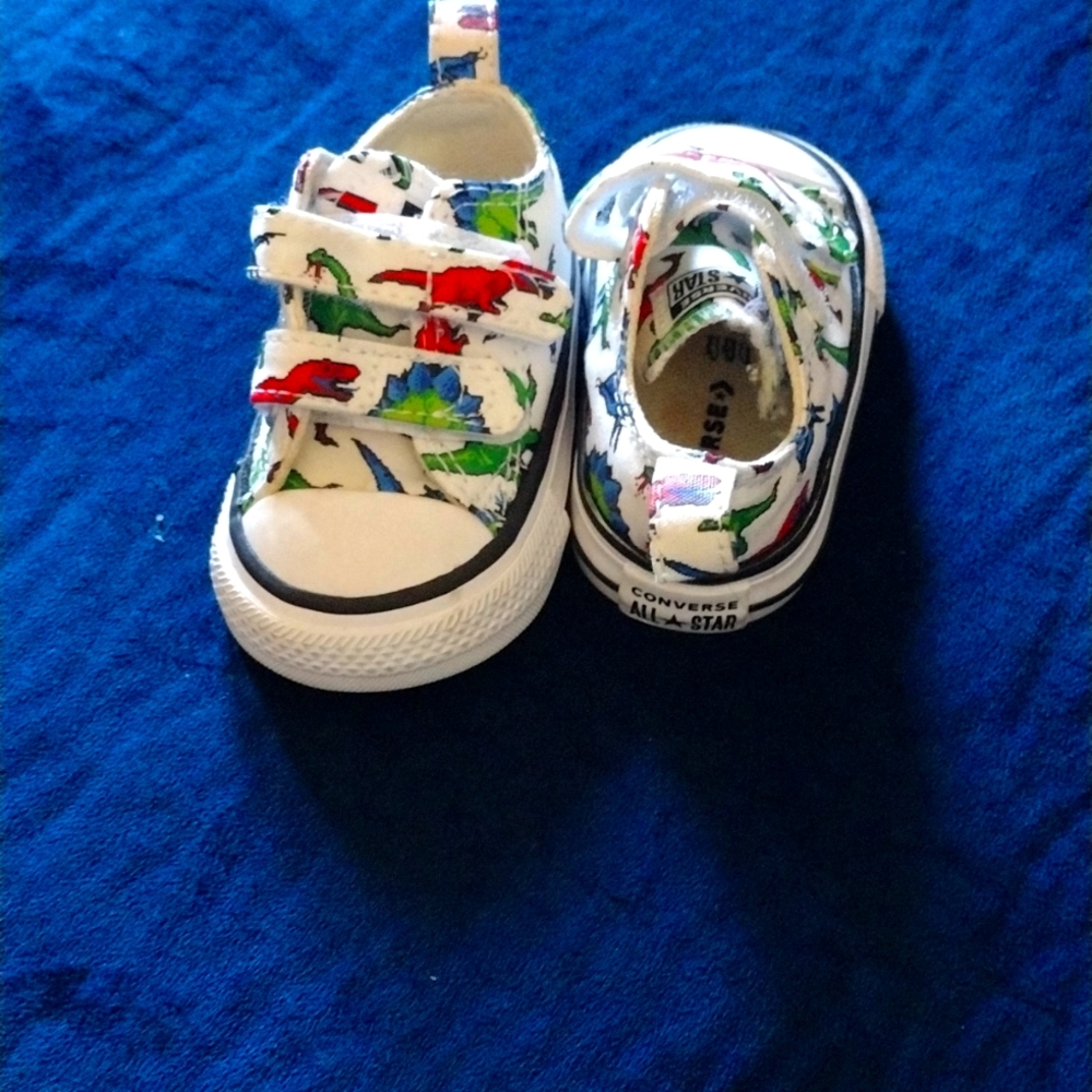 Infant dinosaur converse